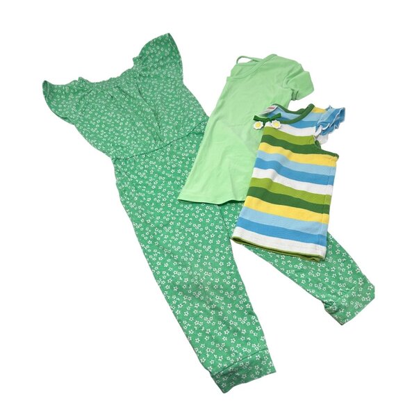 Girl's - Jumpsuit and 2 Shirts - Sizes 4 and 4-5 - Picture 1 of 8